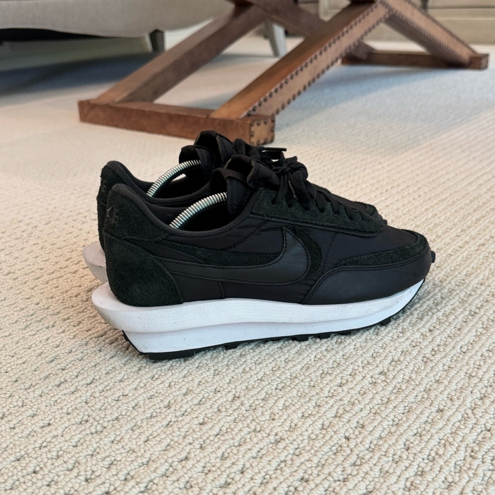 Nike sacai x LDWaffle Black Nylon 2020 Size 9.5 US
